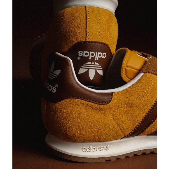 Rare! Adidas Allteam Sneakers Mens 8 Womens 9.5 Gold Tan Off-White Barely Worn - Picture 8 of 11